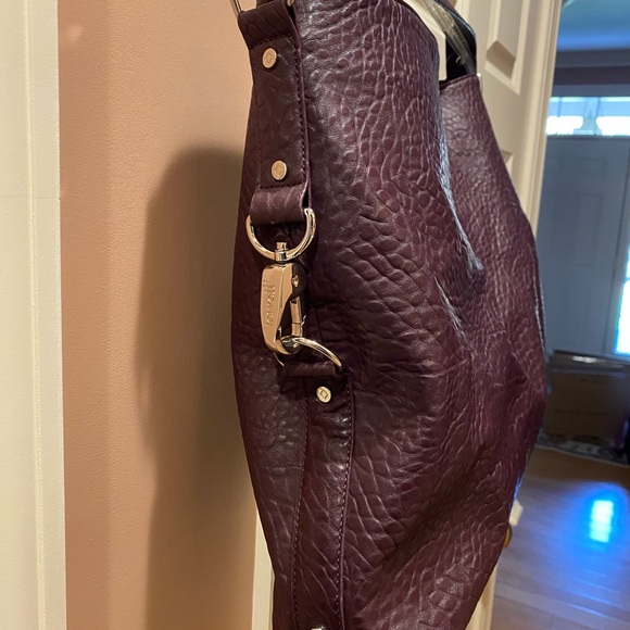 Jewell Thirty One purple faux pebble grain leather bag - Picture 5 of 7